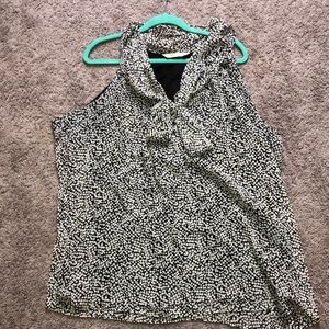 Old Navy size XXL black and white blouse